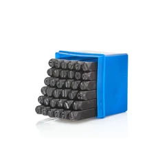 Geko szám és betűlyukasztó készlet, 8mm, 36 részes