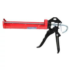 Geko szilikonkinyomó pisztoly, acél-alu, 225mm, 300ml