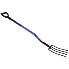 Geko megerősített ásóvilla fém nyéllel, D-markolattal, 4fog