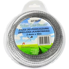 Geko John Gardener fűnyíró damil, megerősített, hullámos, 2.4mm, 50m