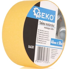 Geko maszkolószalag, sárga, 48mmx50m