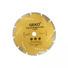 Geko gyémánt vágótárcsa, profi, turbó fogak, 230x22mm