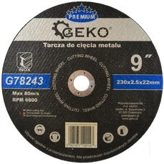 Geko Premium vágókorong fémre, 230x2.5x22mm