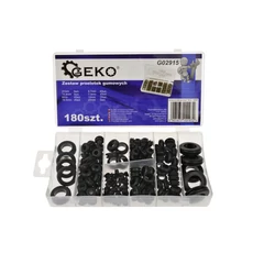 Geko gumigyűrűs készlet, 6-24mm, 180db-os