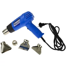 Geko hőlégfúvó, 2 fokozat, 2kW, 550°C, 4db fúvóka