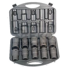 Gépi dugókulcs készlet 1" 10db, 17-41mm