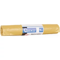 Geko polietilén zsák gumiabroncsnak, sárga, 1x1m, 10db