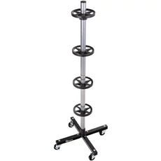 Geko gumiabroncstartó állvány kerekekkel, 100kg