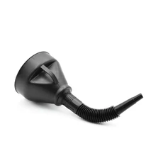 Geko műanyag tölcsér flexibilis csővel, szűrővel, 140mm