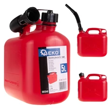 Geko műanyag üzemanyag kanna, 5L