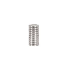 Geko neodímium mágnes csavarlyukkal, 14x3mm, 10db-os