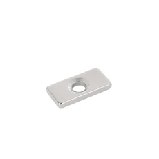 Geko neodímium mágneslap készlet csavarlyukkal, 20x10x3mm, 2db-os