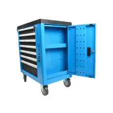 Geko szerszámoskocsi, 7 fiókos, 243 részes szerszámkészlettel