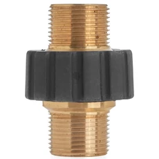 Geko tömlőcsatlakozó, réz, 2xM22 Geko tömlőcsatlakozó, réz, 2xM22