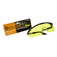 Geko védőszemüveg, sárga