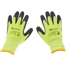 Geko téli munkavédelmi kesztyű, fluoreszkáló, 11