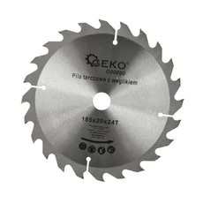 Geko vidiás körfűrészlap fához, 24 fog, 185x20mm