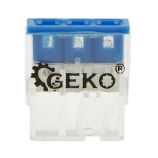 Geko elektromos vezeték összekötő gyorscsatlakozó, 3×0.5-2.5mm2