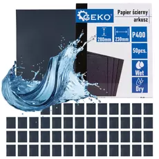 Geko vízálló csiszolópapír lap, 230x280mm, P400