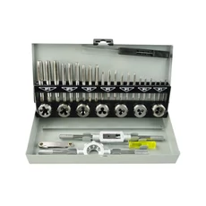 Geko menetfúró, menetvágó készlet, M3-M12, 32db-os Geko menetfúró, menetvágó készlet, M3-M12, 32db-os