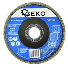 Geko csiszolókorong, lamellás, 125mm, P120