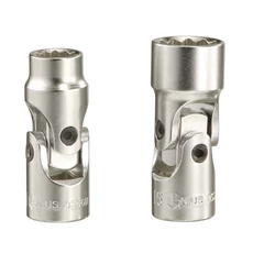 Genius Tools csuklós crowafej (90°) 13-as, 12-lapos, metrikus 3/8&quot;