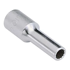 Genius Tools hosszú crowafej 10-es, 6-lapos, metrikus 1/2&quot;