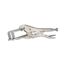 Genius Tools hegesztő patentfogó (gripp, blitzfogó), villás pofával, 9"
