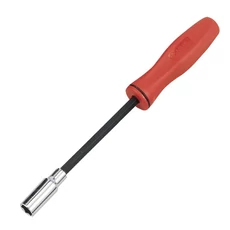 Genius Tools hatlapfejű csavarhúzó fix szárral, mágneses, 7mm