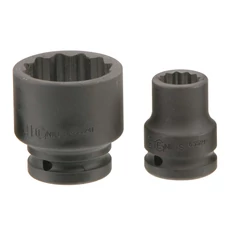 Genius Tools keskenyített hosszú légkulcsfej 70-es, 12-lapos, metrikus 3/4&quot;