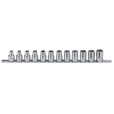 Genius Tools crowafej készlet, colos 1/2", 12 db-os