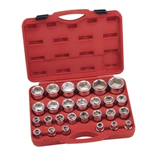 Genius Tools crowafej készlet, colos 3/4", 27 db-os