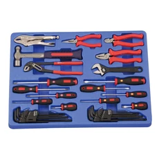 Genius Tools csavarhúzó, imbuszkulcs, fogó készlet kalapáccsal, 35 darabos