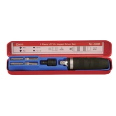 Genius Tools csavarlazító készlet (üthető), 1/2" lapos és csillagfejű, 6 darabos