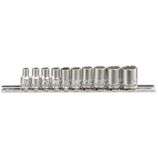 Genius Tools crowafej készlet, colos 1/4", 10 db-os