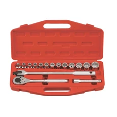 Genius Tools crowafej készlet, colos 1/2", 16 db-os