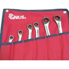 Genius Tools racsnis csillagkulcs készlet, 8-19 mm, 6 db-os