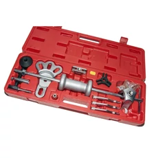 Genius Tools - V-Mark Univerzális csapágy és kerékagy lehúzó készlet csúszókalapáccsal, 13 db-os Genius Tools - V-Mark Univerzális csapágy és kerékagy lehúzó készlet csúszókalapáccsal, 13 db-os