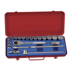 Genius Tools dugókulcs készlet, 12-lapos, 1/2", 8-32mm, 22db