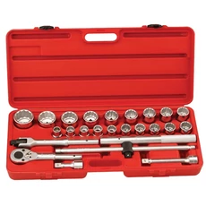 Genius Tools dugókulcs készlet, 3/4"-2.1/4", 12-lapos, 3/4", 25db