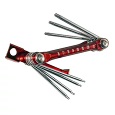 Genius Tools T-torxkulcs készlet, összecsukható, 7 darabos