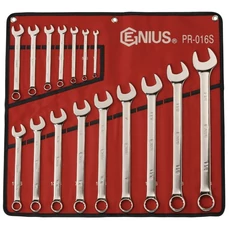 Genius Tools csillag-villáskulcs készlet, 1/4&quot;-1.1/4&quot;, 16db