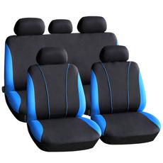 Carguard HSA001 autós üléshuzat szett, kék-fekete, 9 db-os  