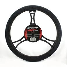 Kormányvédő masszírozó golyókkal, HVA005, csúszásmentes, fekete, 38cm