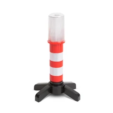 Elakadásjelző lámpa, mágneses, elemes, 6 piros LED