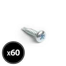 Önfúró laposfejű lemezcsavar, 4,2x19mm, 60 db/csomag