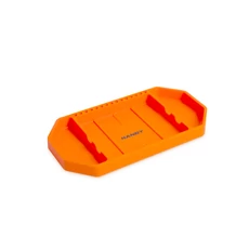 Gumi szerszámos tálca tárolórekeszekkel bitfejtartóval, 27,5x14,5x2,5cm Gumi szerszámos tálca tárolórekeszekkel bitfejtartóval, 27,5x14,5x2,5cm