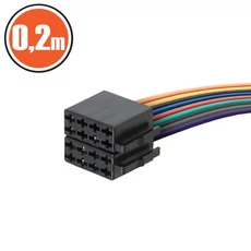 ISO csatlakozó aljzat, 0.2m