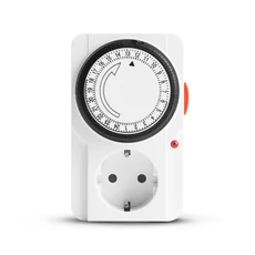Analóg kapcsolóóra LED visszajelzővel, 230V, 16A, 3680W
