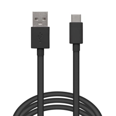 Adatkábel USB Type-C, fekete, 1m